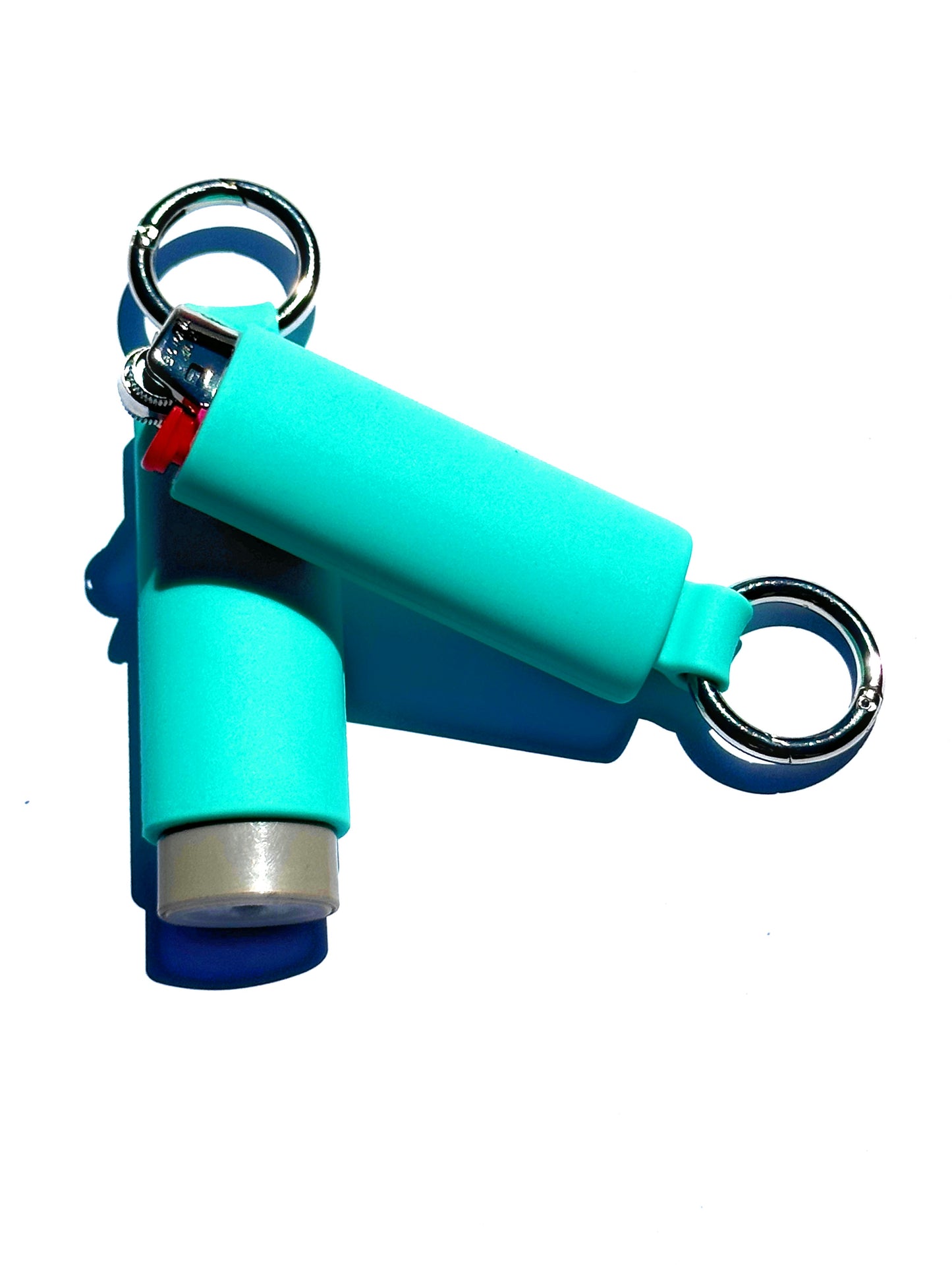 Lighter Holder Keychain with Spring Clip made by Lighter Locators